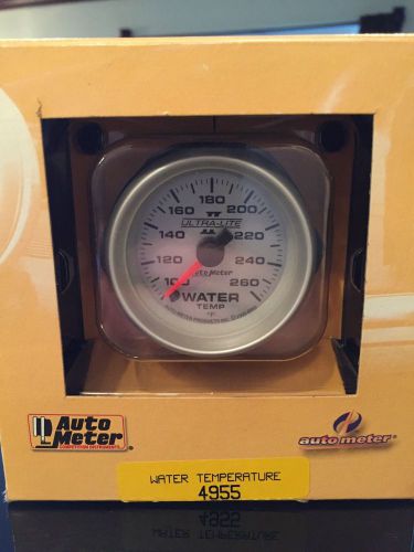 Auto meter 4955 2 1/16 ultra lite ll water temp electric