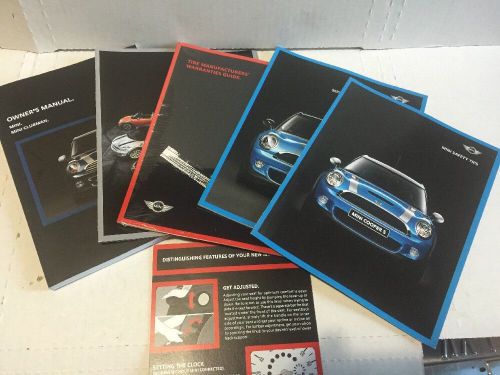 2013 mini/mini clubman oem owner&#039;s manuals, with cover