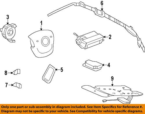 Gm oem 20982802 air bag-clockspring