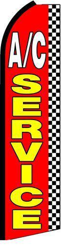 A/c service swooper 16ft tall banner only