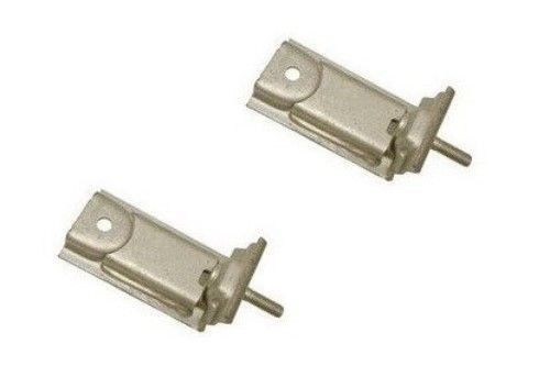 Genuine bmw e36 m3 set of 2 exhaust support brackets new + warranty 18201402479