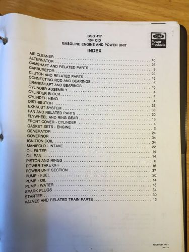 Saab 95-96-97 sonnet ford v4 catalog