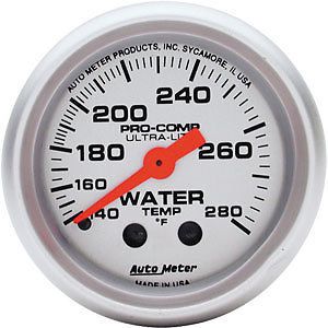 Autometer 4331 ultra-lite water temperature gauge