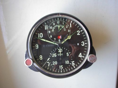 Achs-1m russian ussr chronograph military airforce aircraft cockpit clock
