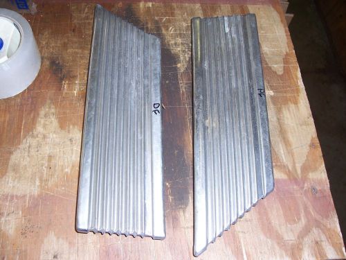 1957 cadillac coupe deville interior kick panel upholstery trim molding pair