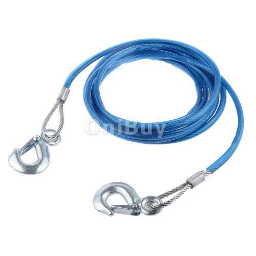 4m heavy duty breakdown recovery &amp; towing 3 tonne tow belt strap rope