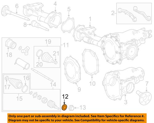 Gm oem carrier front axles-axle assembly washer 11571039