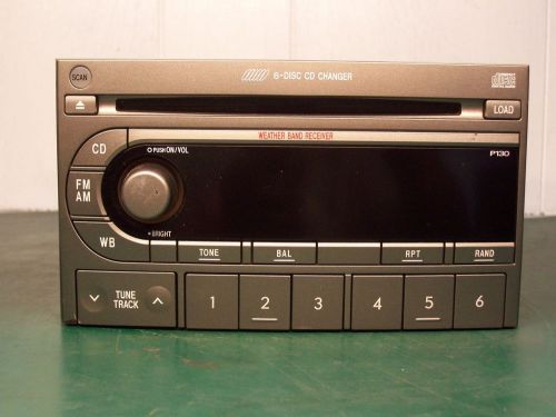 00-06 subaru legacy forester impreza cd changer radio p131 86201sa110