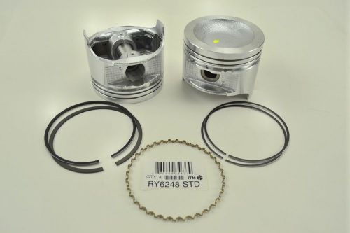 Engine piston ring itm ry6248-020 fits 89-93 mazda b2600 2.6l-l4