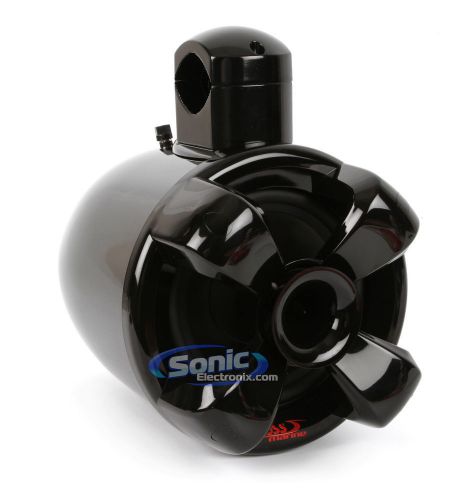 New boss mrwt8b 700w 8&#034; 2-way full range marine waketower speaker system (black)