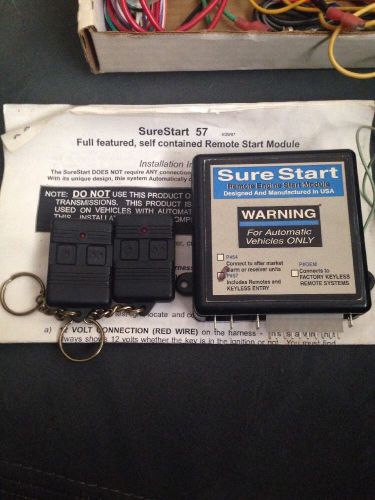 Sure start 57 remote engine start module