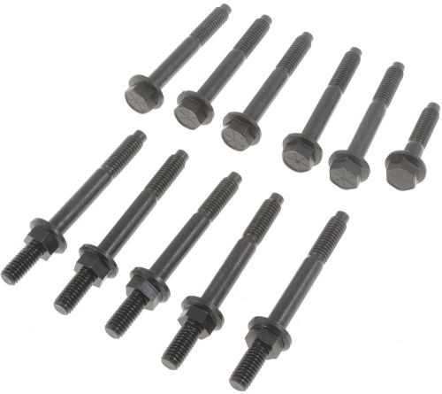 Exhaust manifold stud and nut fits 90-96 ford e-350 econoline club wagon 7.5l-v8