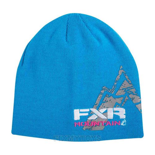 2015 fxr mountain cyan premium beanie winter hat one size fits most