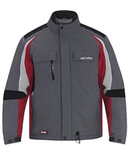 New ski-doo mens glide jacket - charcoal grey - m - 4404960607 free shipping