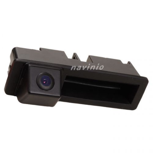 Ccd car rearview camera for audi a4 a3 q7 a6l trunk handle waterproof 170degree