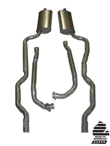 1963 corvette c2 standard exhaust system n11 2-1/2&#034;