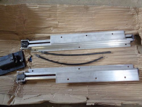 Electric powered  2-piece boat seating slide rail  6 1/2" of movement foward