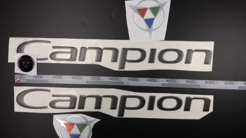 Campion boat emblem 20&#034; b epoxy stickers resistant to mechanical shocks vinyl