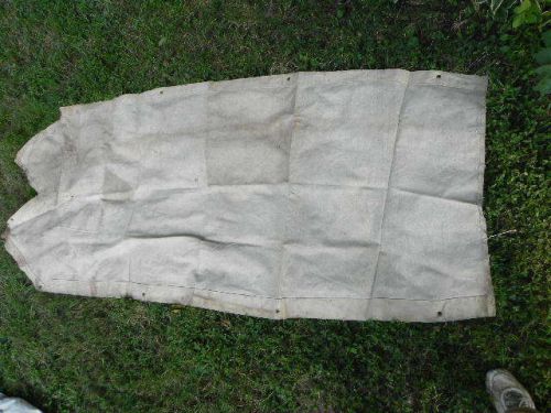 Canvas boat cover for a pram or other small boat - old but solid condition