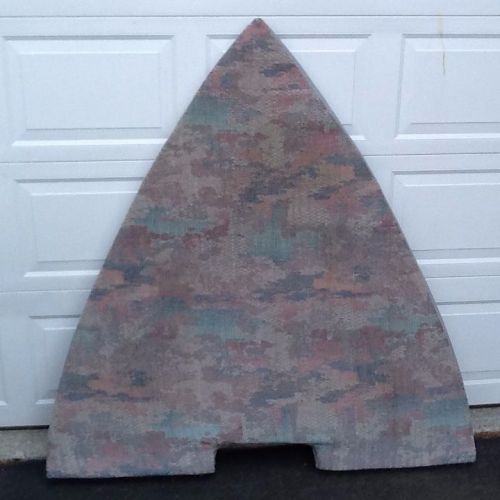 V-shaped (cuddy) firm foam boat mattress,