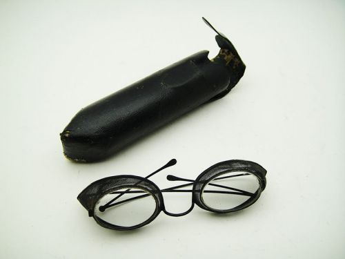 Early 1900 vtg spectacles industrial safety goggles steampunk hot rod rat old