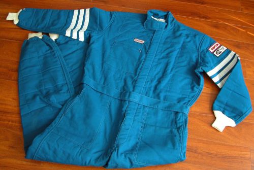 Simpson std 19 generation 11 blue nomex car driving suit mens xl getty estate