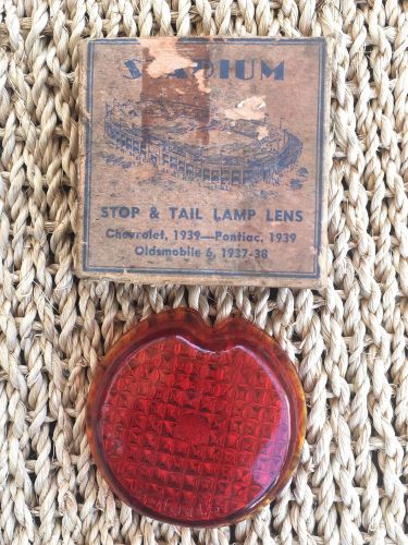 Tail lamp lens - original 1939 chevrolet, pontiac - 1937 &#039;38 oldsmobile