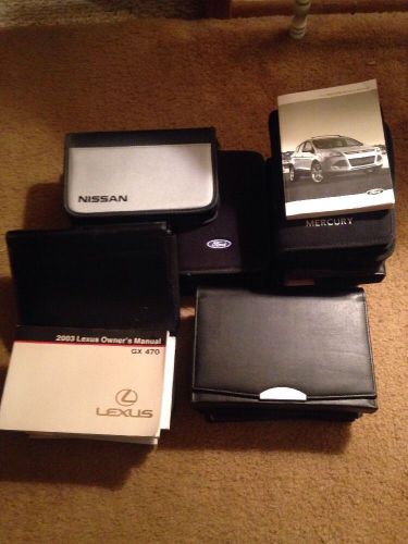 21 Count Wholesale Owners Manual Lot Lincoln Ford Lexus BMW Dodge Nissan +, US $300.00, image 1
