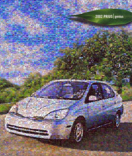 2002 toyota prius factory brochure -toyota prius hybrid-toyota prius