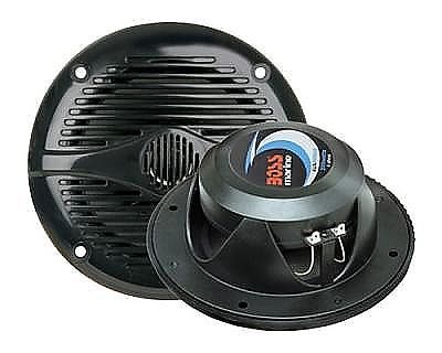 Boss audio #mr50b - 5.25 in 2-way 150w black full range speaker - pair
