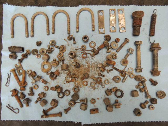 95 94-00 yamaha timberwolf 250 2x4 yfb250 frame bolts miscellaneous nuts parts a