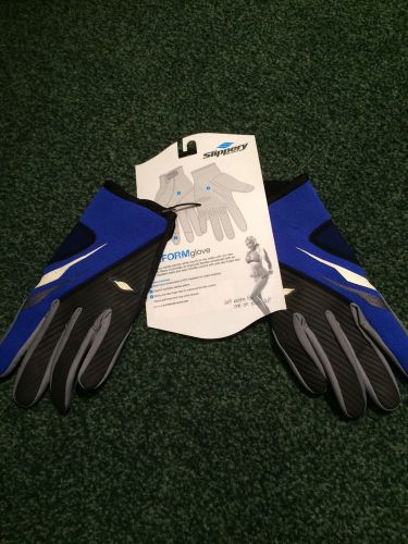 Slippery unisex reform s8 pwc water sport gloves blue &amp; grey md meduim