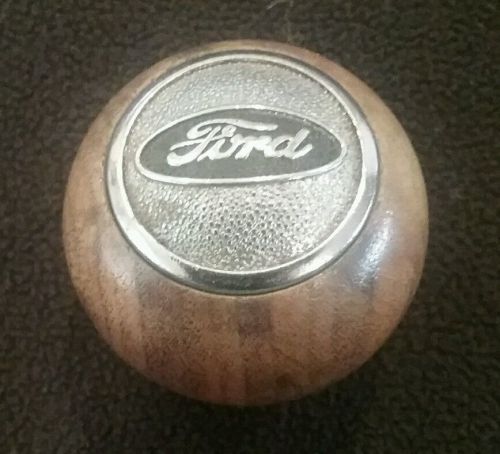 Ford shifting knob wood vintage hotrod detroit old fords