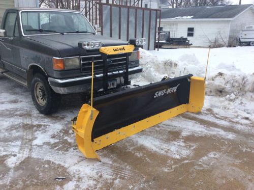 Snoway 29r plow setup with one hour of use