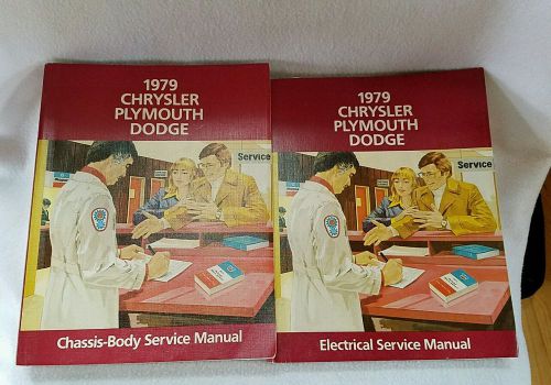 1979 chrysler/ plymouth/ dodge chassis -body and electrical oem service manuals