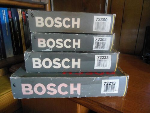 Nos lot of four bosch round style air filters (73300, 73202, 73233 &amp; 73213)