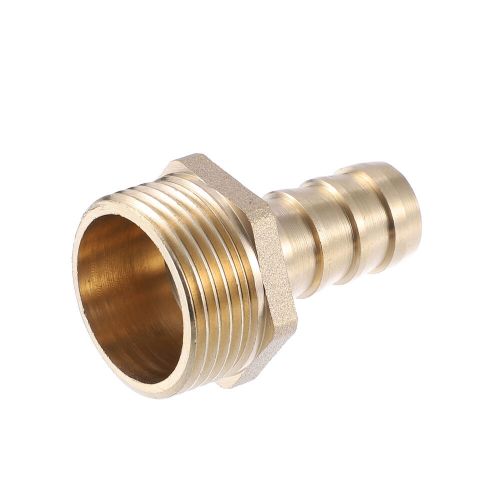 2 pcs 14mm 3/4" bsp male thread brass hose socket compression fittings