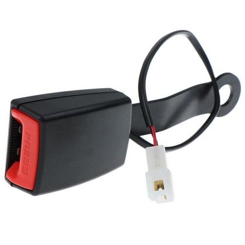 1Pc Car Front Seat Belt Buckle Padding Socket Plug Connector W/ Warning Cable, US $12.79, image 4