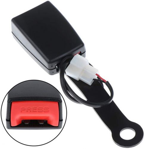 1Pc Car Front Seat Belt Buckle Padding Socket Plug Connector W/ Warning Cable, US $12.79, image 7