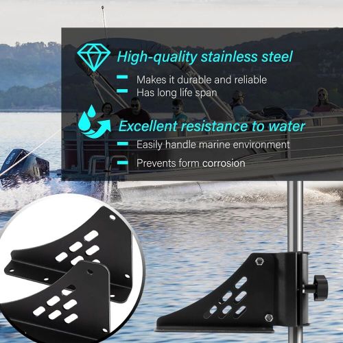 Universal Trolling Motor Deck Mount Bracket for Newport Vessels Pontoon Motor, US $114.79, image 5