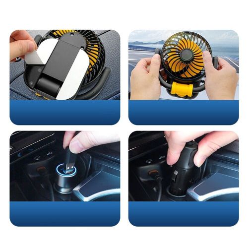 Car Mounted Fan 12V Refrigeration Small Vans Single Head Vehicles Car Fans AU, C $27.23, image 8