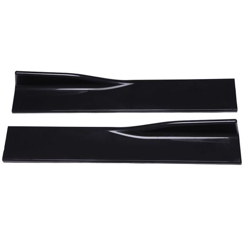 78.7" Glossy Black Side Skirt Extension Rocker Panels Lip For Nissan Maxima ST, US $75.11, image 3