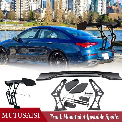 GT Racing Spoiler Trunk Mounted Adjustable Wing Kits Fit For Mercedes CLA 20-24, US $210.52, image 16