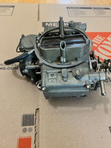 Holley 600 CFM Carburetor 9834-2 1371 Electric Choke Vacuum Secondary's, US $100.00, image 2