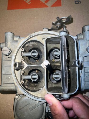 Holley 600 CFM Carburetor 9834-2 1371 Electric Choke Vacuum Secondary's, US $100.00, image 4