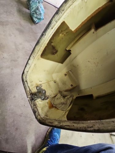 1983 Evinrude 35 HP Outboard Hood Cowl Engine Cover Housing 305821, US $50.00, image 8