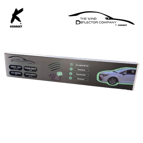 KONNEKT Wind Deflector Set for VW Golf MK8 2020+ 4 Pc with Chrome Trim | 5 Doors, US $, image 11