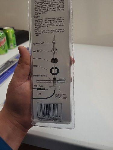 Rally universal 3-section top mount antenna