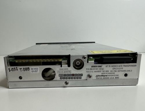 Bendix King KT 70 Digital Mode S ATC Transponder 066-01141-0201 w/ FAA 8130-3, US $895.00, image 9