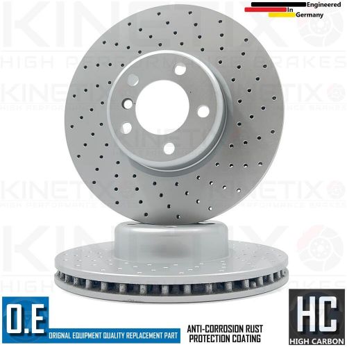FOR BMW 430d 435d F32 F33 F36 DRILLED FRONT BRAKE DISCS MINTEX RACING PADS 340mm, US $, image 5